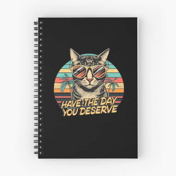 Item preview, Have The Day You Deserve Cat T-shirt designed and sold by Mika2525-smile.