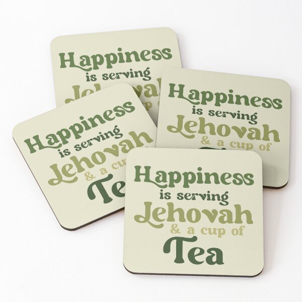 Item preview, Happiness Is Serving Jehovah and a Cup of Tea designed and sold by Paper Bee Gift Shop.