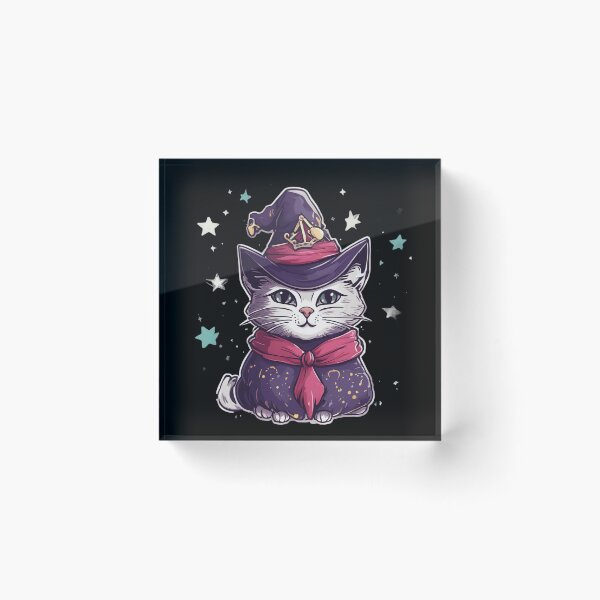 Item preview, Cute Kitty Cat Feline Wizard designed and sold by LuizSilva1983.
