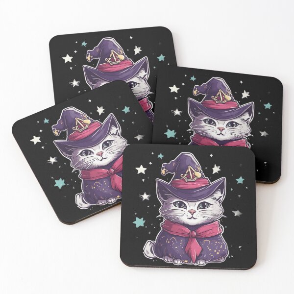 Item preview, Cute Kitty Cat Feline Wizard designed and sold by LuizSilva1983.
