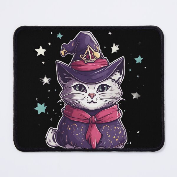 Item preview, Cute Kitty Cat Feline Wizard designed and sold by LuizSilva1983.