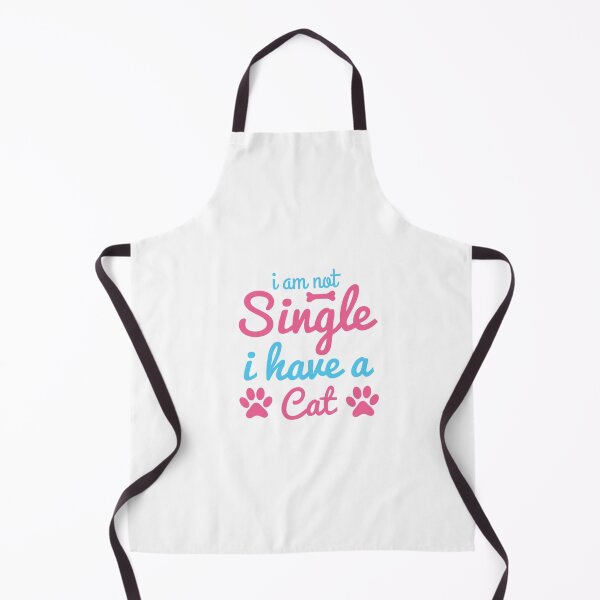 Item preview, Personalized products with text I am Not Single I Have a Cat designed and sold by ShoppingKazkar.