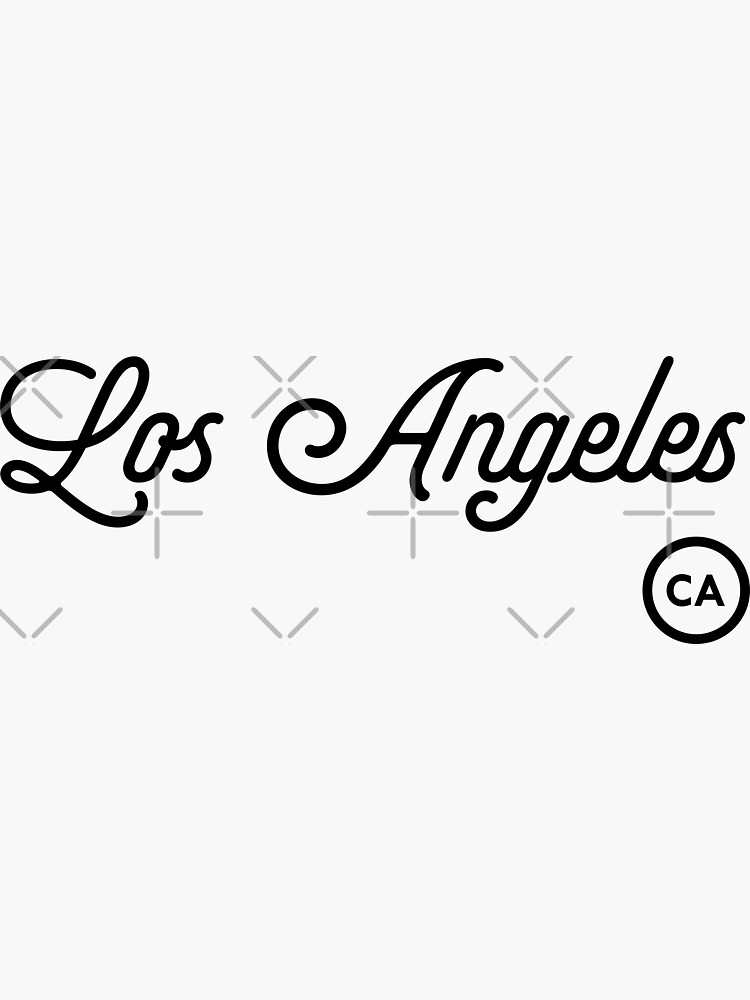 Los Angeles in Typography