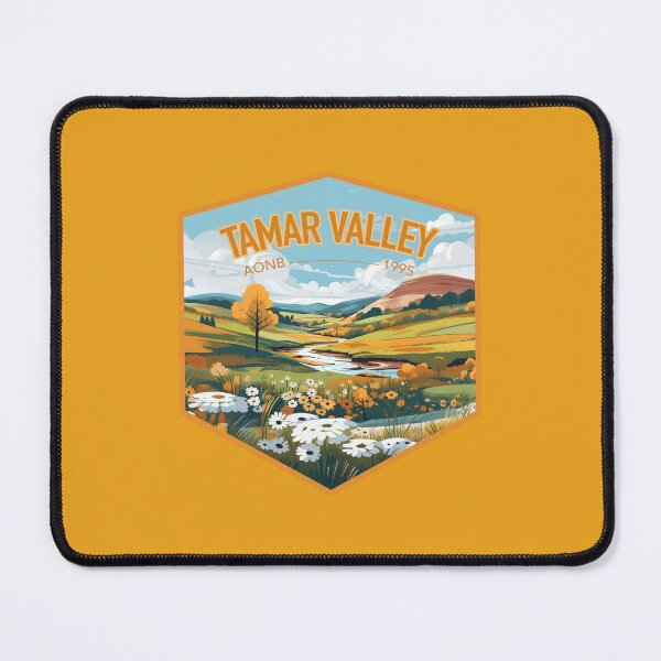 Item preview, Tamar Valley Area of Outstanding Natural Beauty (AONB) United Kingdom 1 - Sticker Series Digital Art | WanderUpNorthCo. designed and sold by WanderUpNorth.