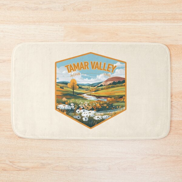 Item preview, Tamar Valley Area of Outstanding Natural Beauty (AONB) United Kingdom 1 - Sticker Series Digital Art | WanderUpNorthCo. designed and sold by WanderUpNorth.