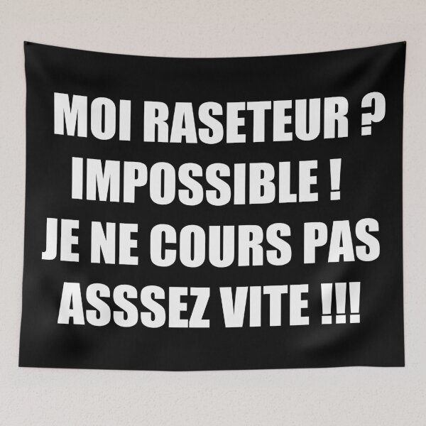 Item preview, Camargue raseteur quote humor designed and sold by Astralia.