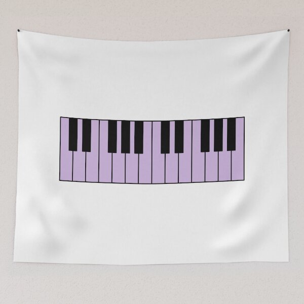Item preview, Piano keyboard pastel violet designed and sold by Inspirationmotivation.
