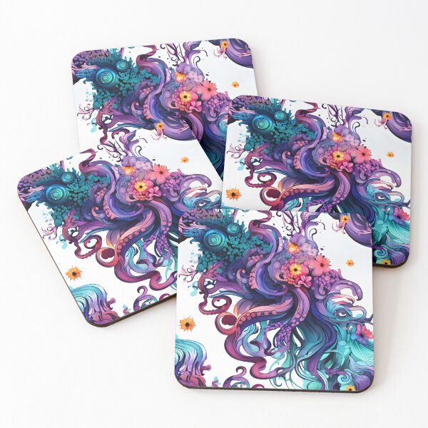 Item preview, Abstract Neon Ocean designed and sold by NeonNinjaDesign.