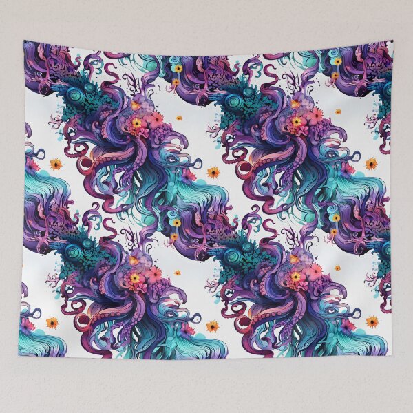 Item preview, Abstract Neon Ocean designed and sold by NeonNinjaDesign.