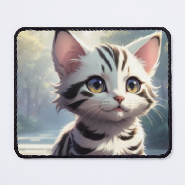 Item preview, The little cat has black and white stripes. designed and sold by Janjira  Ochi.