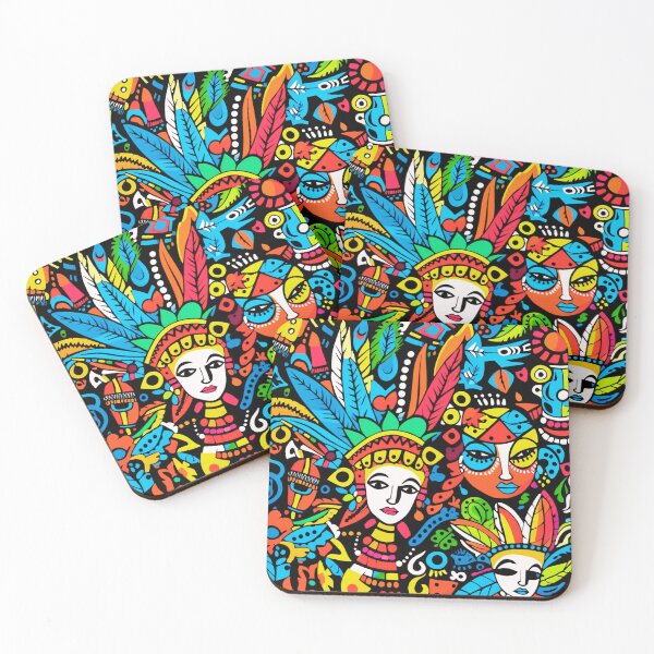 Item preview, Colorful Ethnic Group Art: Unique Redbubble Designs designed and sold by JojoArtEvo.