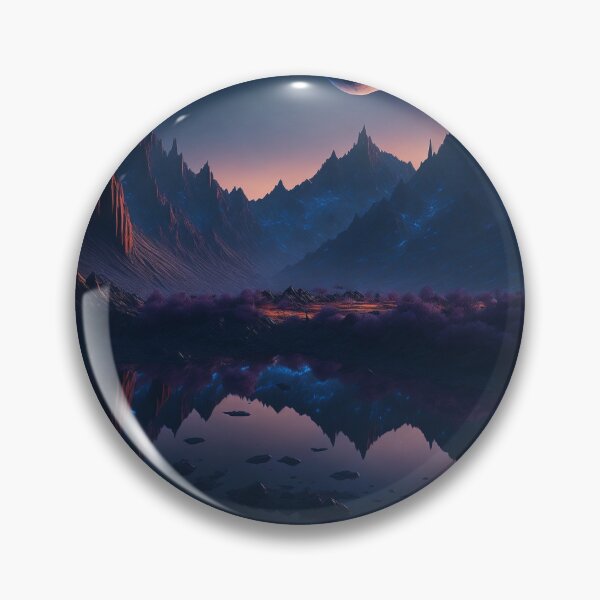 Item preview, AI-Generated Futuristic Landscape designed and sold by dxag.
