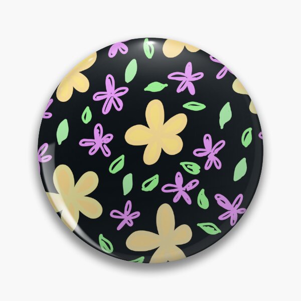 Item preview, Black Floral Pattern designed and sold by Byreign.