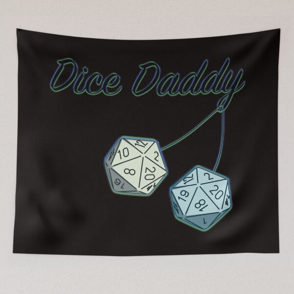 Item preview, Dice Daddy (Green/Blue) designed and sold by JinglesArt.