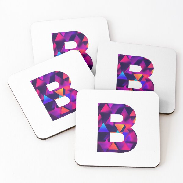 Item preview, Letter b with a pattern of geometric shapes designed and sold by studio468.