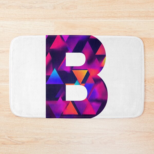 Item preview, Letter b with a pattern of geometric shapes designed and sold by studio468.