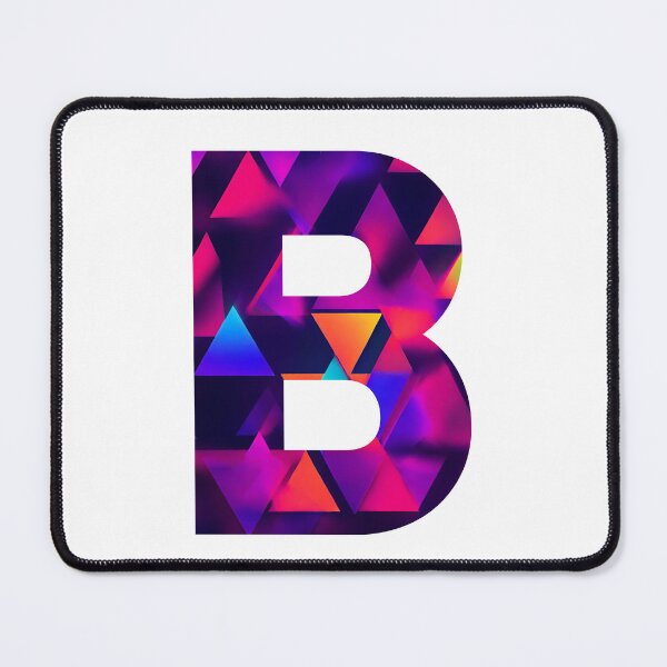 Item preview, Letter b with a pattern of geometric shapes designed and sold by studio468.