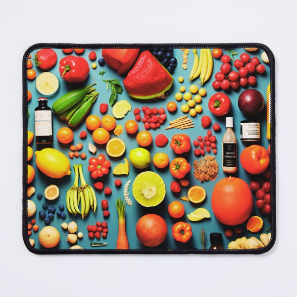 Item preview, Exquisite Fruits in Table Art - Vibrant Kitchen Decor designed and sold by JojoArtEvo.