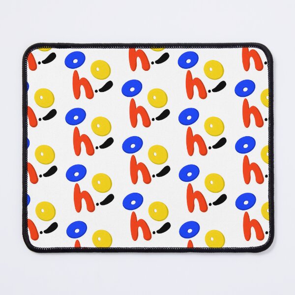 Item preview, Oh Ooh Blue Yellow Red Design by ZeesDesign on Redbubble designed and sold by ZEESDESIGN.