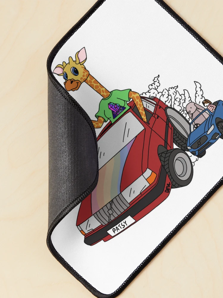 Thumbnail 2 of 5, Mouse Pad, Patsy Giraffe designed and sold by DEVL-ART.