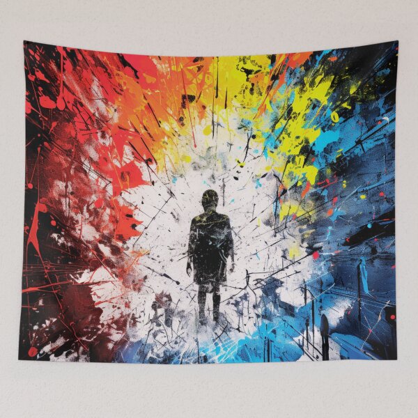 Item preview, Mesmerizing Man Shadow Watercolor Art designed and sold by JojoArtEvo.