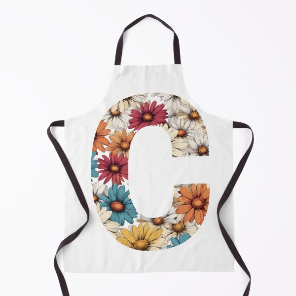 Item preview, Letter C with a flower pattern designed and sold by studio468.