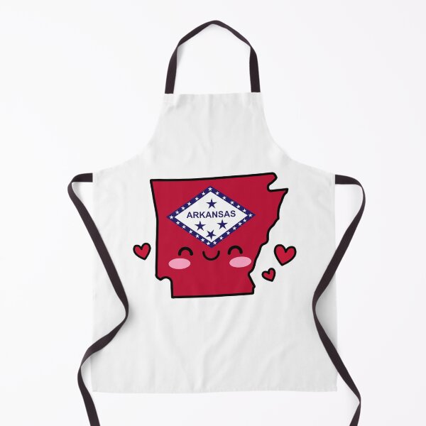 Item preview, Arkansas State Flag Map Smile with Love designed and sold by pixelsparkzone.