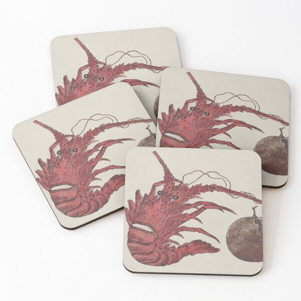 Item preview, Japanese lobster (1615–1868) from Album of Sketches by Katsushika Hokusai designed and sold by My Artprintz.
