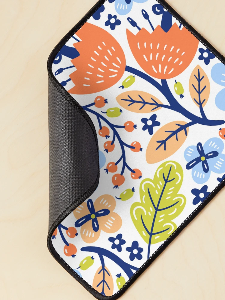 Thumbnail 2 of 5, Mouse Pad, Colorful Flowers designed and sold by InfinityPattern.