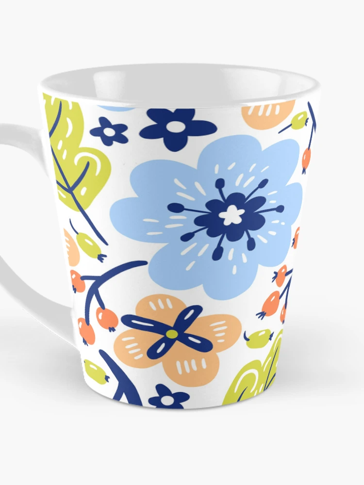 Thumbnail 3 of 4, Coffee Mug, Colorful Flowers designed and sold by InfinityPattern.