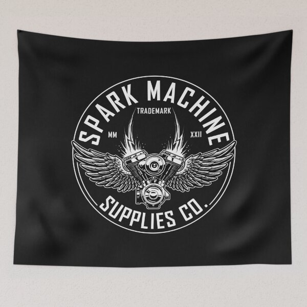 Item preview, Spark Engine Illustration Logo  designed and sold by WOLForDEER.