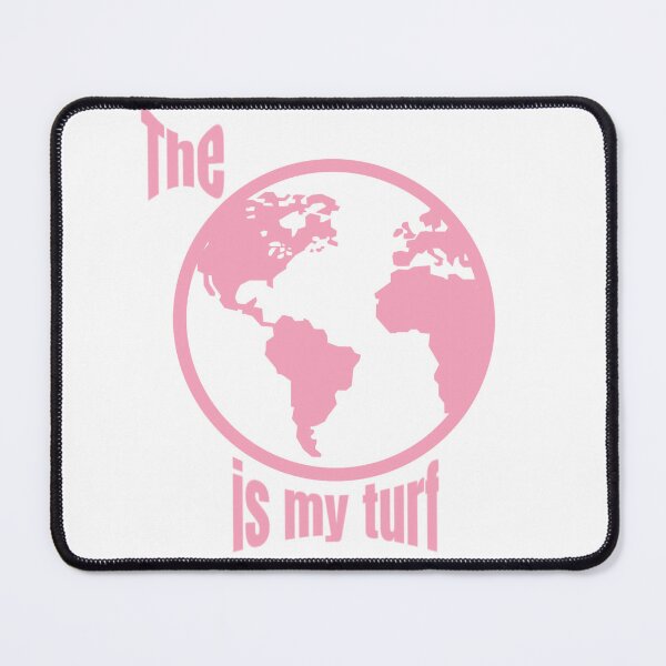 Item preview, The Earth is My Turf Pink designed and sold by MacTampa.