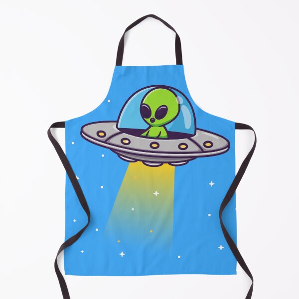 Item preview, Cute Alien Riding UFO in Space Cartoon Vector Icon Illustration designed and sold by hjian8219.