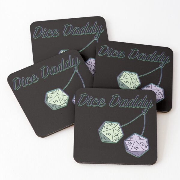 Item preview, Dice Daddy (Green/Purple) designed and sold by JinglesArt.