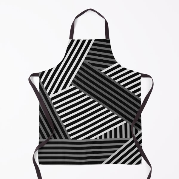 Item preview, White gray striped abstract pattern 1 designed and sold by fuzzyfox.