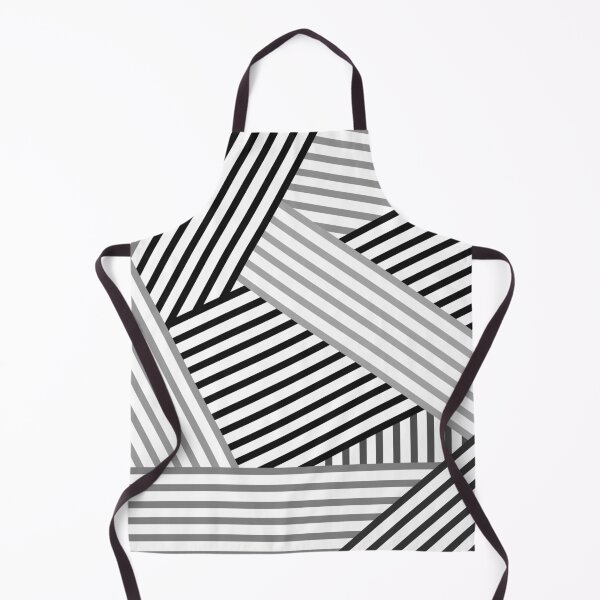 Item preview, White gray striped abstract pattern 2 designed and sold by fuzzyfox.