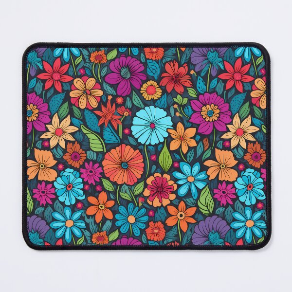 Item preview, Colorful flower pattern designed and sold by MyKaiUS.