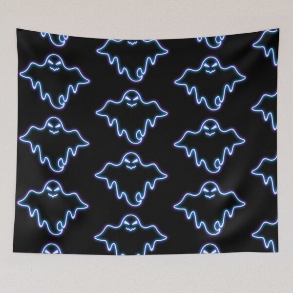 Item preview, Blue neon ghost designed and sold by Astrocorvus.