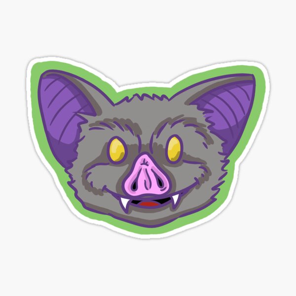 Bat Face Stickers