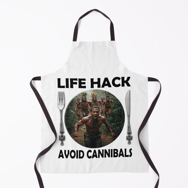 Item preview, Life Hack - Avoid Cannibals designed and sold by JakeMauiDesign.