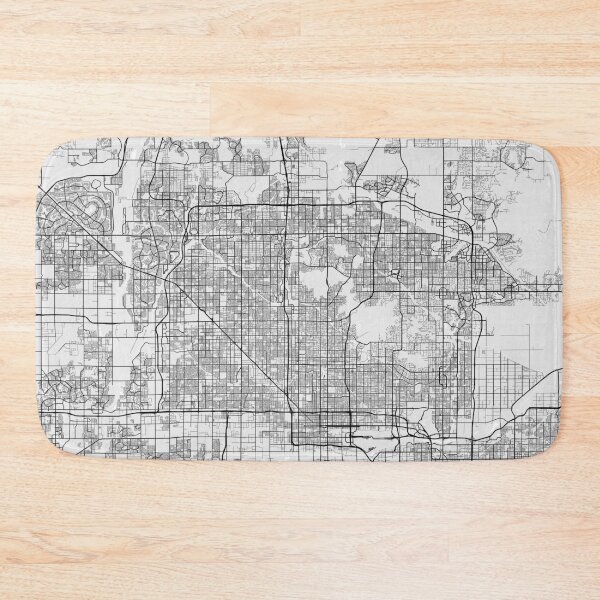 Item preview, Phoenix City Map of Arizona, USA - Light designed and sold by deMAP.