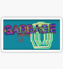 im still a piece of garbage blue Sticker