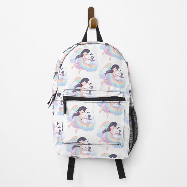 Item preview, girl and rabbit rainbow designed and sold by Nanthikan.