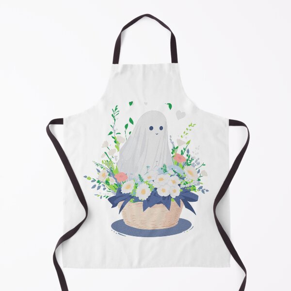 Item preview, ghost with flower basket designed and sold by Yemimendez.