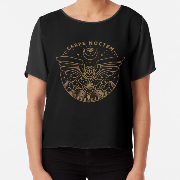 Carpe Noctem Chiffon Top