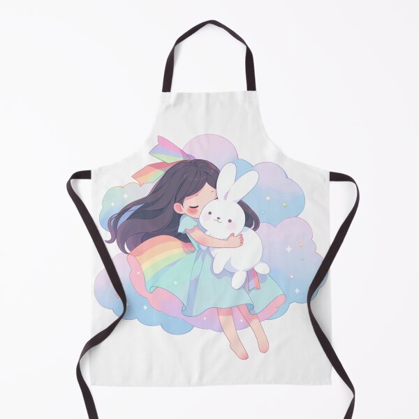 Item preview, girl and rabbit rainbow designed and sold by Nanthikan.