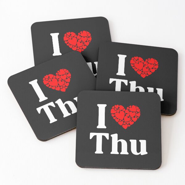 Item preview, Thu Heart - I Love Thu designed and sold by MiraclePitts.