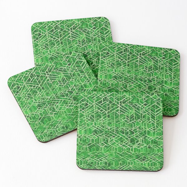 Item preview, Green Esoteric Geometric Static Dream designed and sold by Ninjakandy.
