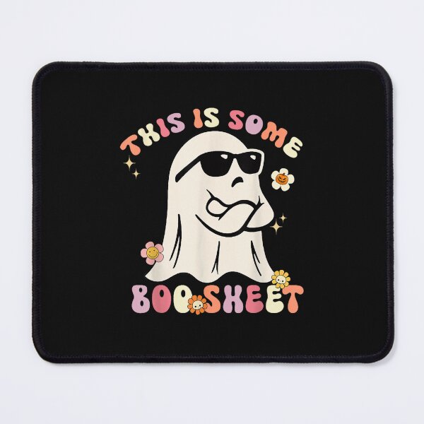 Item preview, This Is Some Boo Sheet - Groovy Halloween Cute Boo Ghost designed and sold by WarlordCloth.