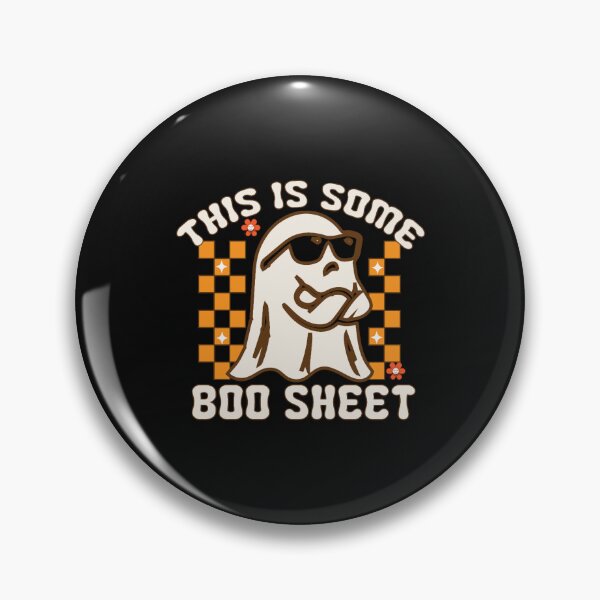 Item preview, Halloween Retro Boo Ghost This Is Some Boo Sheet designed and sold by WarlordCloth.